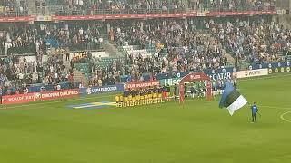 2023 Football Sweden National Anthem in Tallinnサッカー スウェーデン代表 国歌斉唱＠タリン [upl. by Nossila]