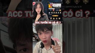 Acc tuyền xu nữ game thủ giàu nhất ff có gì hot  freefire shots games [upl. by Jayson]