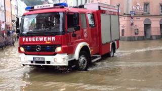 Hochwasser in Passau  Montag 3 Juni 2013 [upl. by Emmer543]