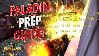 WoW Classic  How To Prep Your Paladin for Prepatch and TBC AOE Farming [upl. by Tyrrell342]