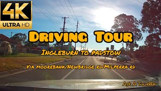 🇦🇺DRIVING TOUR  INGLEBURN TO PADSTOW VIA MOOREBANK  NEWBRIDGE ROAD  MILPERRA ROAD 4K [upl. by Einial]