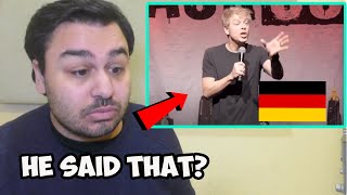 British Reaction To German Comedian Roasting UK USA and Russia Michael Mittermeier  Das Blackout [upl. by Nnylak]