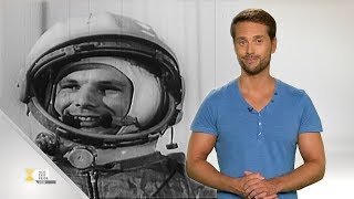 Juri Gagarin erklärt  Promis der Geschichte mit Mirko Drotschmann [upl. by Ahseikram]