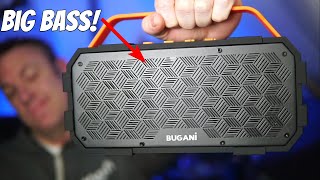 Bugani Portable Bluetooth Speaker 30W Review  Fantastic Bass [upl. by Nirehs]