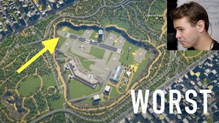 I Built THE WORST AIRPORT In Central Park  Cities Skylines [upl. by Assirhc985]