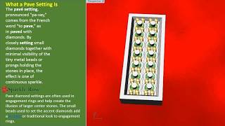 Introduction to Pave setting sparklerose rhino5 [upl. by Smeaj]