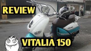 Review VITALIA 150 2018  ITALIKA [upl. by Kari527]