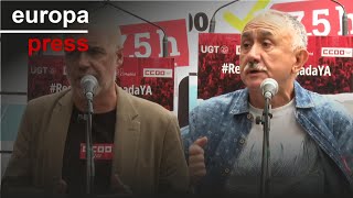 UGT y CCOO hacen quotun llamamientoquot a CEOE quotQuieren evitar el consensoquot [upl. by Asila]