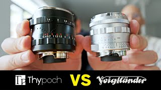 NOKTON vs SIMERA  Voigtländer or Thypoch 28mm [upl. by Atinor]