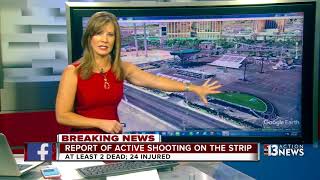 Explanation of where the shooting took place on Las Vegas Strip [upl. by Oeniri]