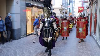 Güdismäntig Luzerner Fasnacht 2022  Rüssgusler Musegg Geischter Monster Guugger Näbelhüüler LHL [upl. by Abijah]