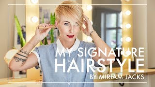 Kurze Haare bei Frauen stylen  Tipps von Hairstylistin Miriam Jacks [upl. by Bozovich]