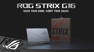 2024 ROG Strix G16 Eclipse Gray  Official unboxing video  ROG [upl. by Gunas]