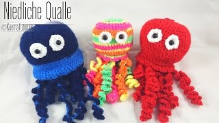 Amigurumi niedliche Qualle  cute jellyfish  ENG SUB [upl. by Ardnohs636]