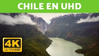 Los mejores PAISAJES de CHILE con música 🌳🏔️ Vídeos en 4K [upl. by Hephzipa]