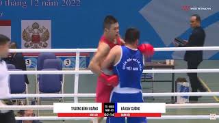 Boxing Đại hội TTTQ 2022 Full trận TRƯƠNG ĐÌNH HOÀNG vs HÀ DUY CƯỜNG [upl. by Neall]