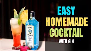 Homemade Cocktail With Gin  Cocktailsindia  Easy Gin Cocktail  Dada Bartender  Gin  MTSR [upl. by Kanya]