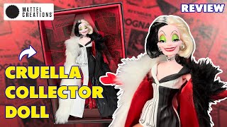 NEW CRUELLA “Darkness Descends” DOLL from Mattel Creations   Unboxing amp Review [upl. by Dami]