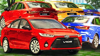 2023 Toyota VIOS Sedan First LOOK  DETAILS COLORS EXTERIOR INTERIOR SPYSHOTS Vios 2023 Renders [upl. by Angelia850]