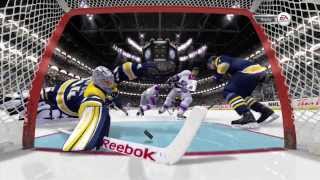 NHL 14 Bloopers 3 Save Reel Monster Hit amp Rubber Arm [upl. by Dobson]