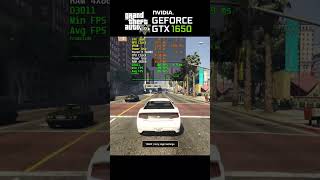 GTX 1650 GTA V 1080P Very High Settings [upl. by Norud]