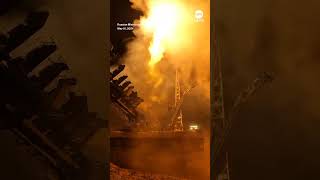 Russia releases footage showing satellite launch [upl. by Macleod]