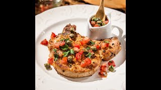 Pork Chops with Tomato and Caper Sauce [upl. by Eaj675]