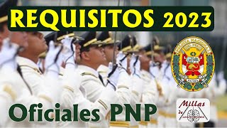 👮‍♂️ REQUISITOS PNP 2023 Admisión EO [upl. by Issac429]