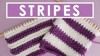 5 Best Tips for Knitting Stripes [upl. by Netsruk608]