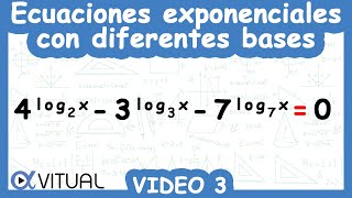 Ecuaciones Exponenciales con Diferentes Bases  Video 3 de 3 [upl. by Ennairak]