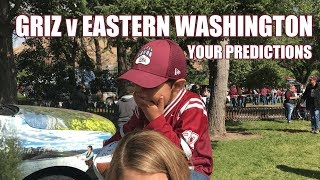 Fans Predict Who Wins Griz vs Eastern Washington  Live from the Tailgate [upl. by Malloy]