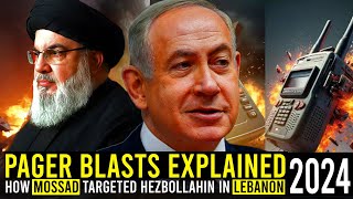 Pager Blasts Explained How mossad targeted hezbollah in lebanon [upl. by Tony133]