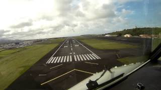 Landing in Lajes Terceira Island  Azores [upl. by Kamillah]