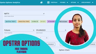 OPSTRA OPTIONS ANALYTICS free platform for trading 📊📈 [upl. by Delila]