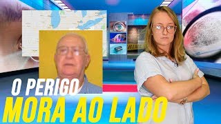 Homem ataca vizinho com facão e mãe entra na briga [upl. by Yevreh519]