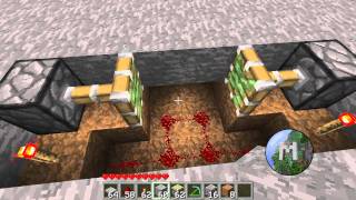 Minecraft Tutorials Easy Piston Trap [upl. by Berners495]