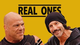 Kurt Angle Olympic gold medalist wrestler  REAL ONES with Jon Bernthal [upl. by Auqenaj]