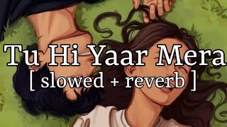 Tu Hi Yaar Mera  slowed  reverb   Arijit Singh  Lofi Audio [upl. by Brunn]