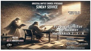 UBC  HYD  SUNDAY WORSHIP SERVICE  22nd SEP 2024 [upl. by Dej772]