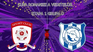 SC POPESTILEORDENI VS UNIREA CONSTANTA  CUPA ROMANIEI A VEDETELOR  GRUPA D ETAPA 1 [upl. by Eerrahs]