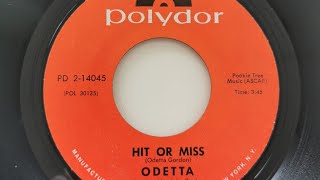 ODETTA  HIT OR MISS not album version [upl. by Ravahs]