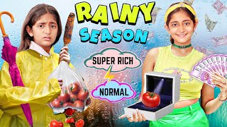 MONSOON ke Din  RAINY SEASON  Family Rich vs Normal  MyMissAnand [upl. by Lazaro]