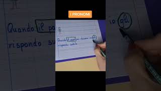 Uso dei pronomi GLI e LE maestra scuolaprimaria quaderni grammatica scuola [upl. by Enirehtac374]