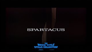 Saul Bass title sequence  Spartacus 1960 [upl. by Loftis]