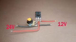 24v To 12v DC Converter  New Electronics Project [upl. by Atsyrt]