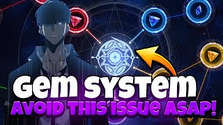 Solo Leveling Arise  DONT MAKE THIS CRITICAL MISTAKE GEM SYSTEM OVERVIEW amp ADVICE [upl. by Valina]