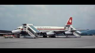 Convair CV990 Cabin Pressure Alarm SwissAir 330 [upl. by Refitsirhc200]