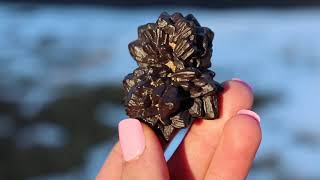 233807399178 Hematite After Marcasite Prophecy Stone Floater 86 gram [upl. by Kampmeier676]