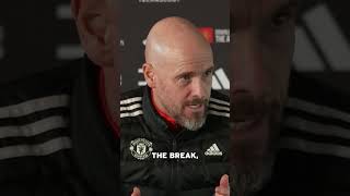 Erik ten Hag hits back at Man Utd sack claims with fairytale blast 👀💥 football shorts [upl. by Malynda]