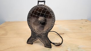 1920s Australian Antique Floor Heater Restoration [upl. by Otrebliw]